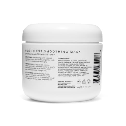 Keratin Smoothing Hair Mask - Deep Hydrating Hair Treatment for Frizz & Damage
