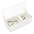 Nail Tool Sterilizer Box with Tray - White, for Nail Art Accessories & Tools