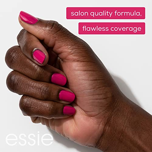 Essie Salon-Quality Nail Polish, 8-Free Vegan, Peachy Coral, Peach Side Babe, 0.46 fl oz