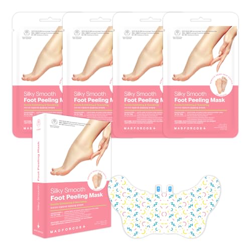 VOESH Peeling Socks Duo, Foot Peeling Mask, Intensive Foot Peel, Callus Remover, Exfoliating Foot Mask, Foot Peel for Dry Feet, Vegan K-Beauty Korean Skincare