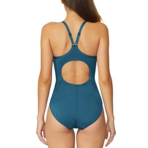 baleaf Women's Athletic Training Adjustable Strap One Piece Swimsuit
