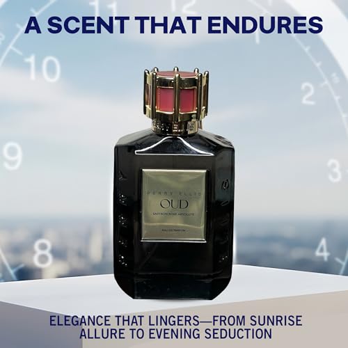 Unisex Oud Saffron Rose Eau De Parfum Spray - Long Lasting 3.4 Fl Oz