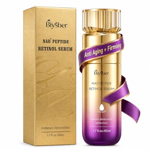 Retinol Peptide Serum for Face & Neck 1.7 Fl Oz - Firming Anti-Aging Skin Care