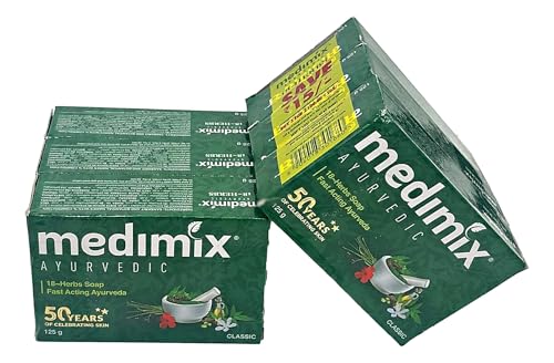Ayurvedic Herbal Bar Soap - Pack of 6, 125g Each for Daily Cleansing