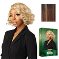 Sensationnel Chic Bob Lace Front Wig - Balayage Caramel, Pre-Plucked, HD Lace, 5 Inch Deep Part