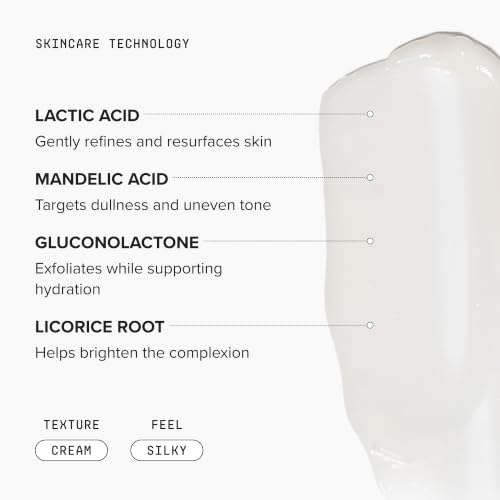 Lactic Acid 12% Brightening Face Serum for Hyperpigmentation & Skin Texture
