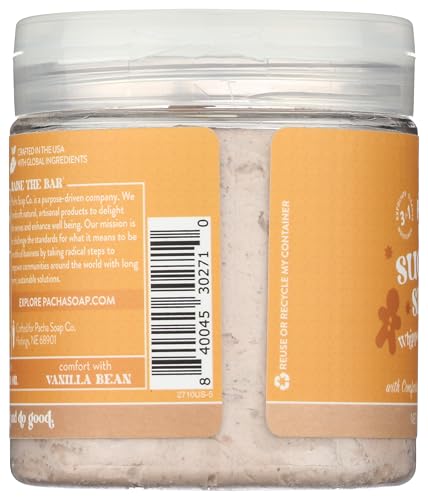 Vanilla & Clove Whipped Soap & Scrub - 8 OZ - Pacha Soap Co - Pack of 1
