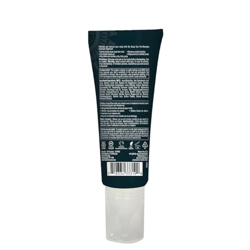 Desert Essence Dry Scalp Care Pre-Shampoo Intensive Treatment - Micro-Exfoliating, Eliminates Product Build-up and Oil for Healthier Hair and Scalp - 3.4 Fl Oz Bottle