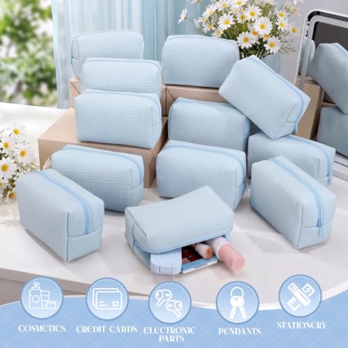 Gilprop 12 Pcs Holiday Gift Set for Women Cozy Light Blue Makeup Bag - Variation of THIS listing