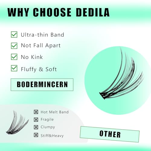 Large Tray-20Roots Thickness 0.07mm Mixed 8-10-12-14mm/ 9-11-13-15mm /12-14-16mm Black Soft and Light Individual False Eyelashes Dramatic Look Makeup Volume Eye Lashes Cluster (12-14-16MM)