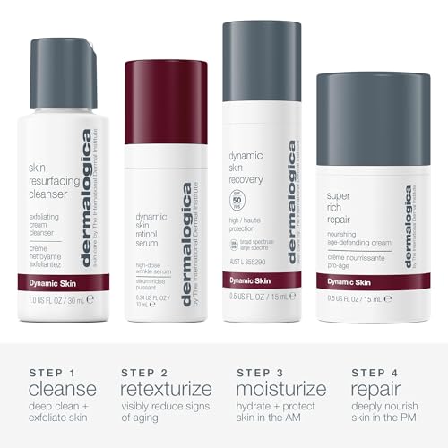 Dermalogica Anti-Aging Skincare Set with Retinol SPF 50 Travel Size Kit