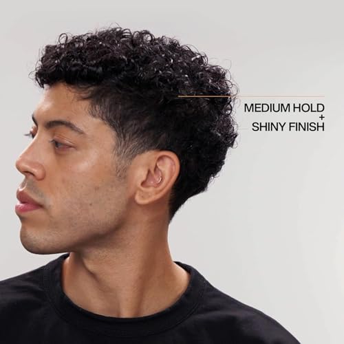 Men's Hair Styling Gel Medium Hold 5 fl oz - Natural Finish, Lock & Control