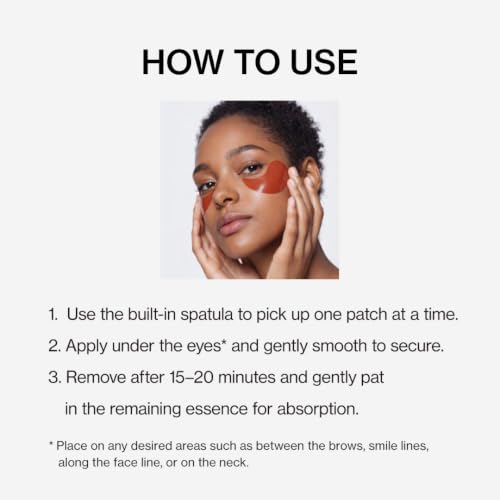 Hydrating Ginseng Eye Masks 30 Pairs for Dull Skin Refresh & Firmness
