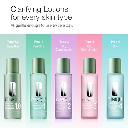Clinique Clarifying Toner for Exfoliating Face Skin Care - 1.0 to 4 Formulas