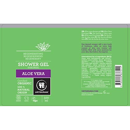 Urtekram Aloe Vera Showergel, 500 ml