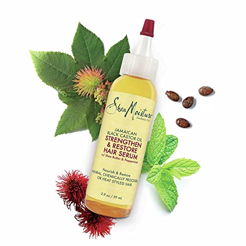 SheaMoisture Hair Serum Oil for Damaged Hair Jamaican Black Castor 2 oz - Pack of 1