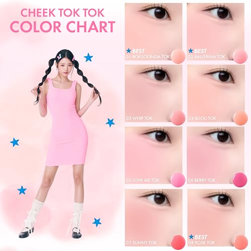 Amuse SEOUL Cheek Tok Tok Liquid Blush (03 Whip Tok)