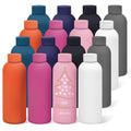 16 Pack Stainless Steel Insulated Water Bottles - 17oz Travel & Sports Bottles