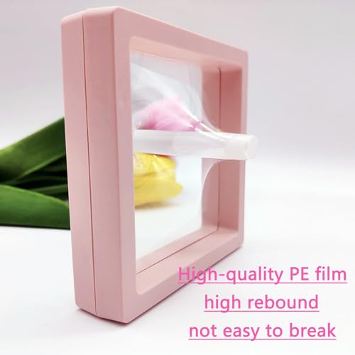 Pink 4.3 Inch 3D Floating Nail Display Box with 60 Double-Sided Tape – Press On Nail Packaging