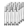 16 Pack 10ml Refillable Perfume Spray Bottles with Labels & Funnel - Travel Fragrance Decanters