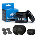 Black Keloid Pressure Earrings Set - Hypoallergenic Silicone Magnetic Clips for Ear Keloids - 4 Pieces