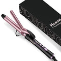 Hoson 1 Inch Curling Iron Dual Voltage Rose Gold for Loose Curls
