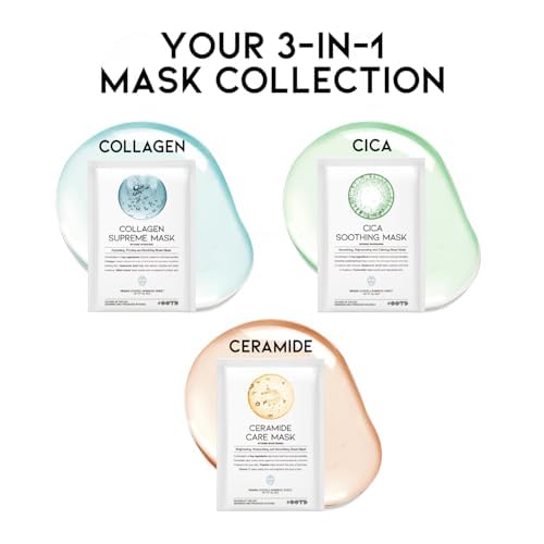 #OOTD Hydrating 30-Pack Sheet Masks - Collagen+Ceramide+Cica for Skin Brightening