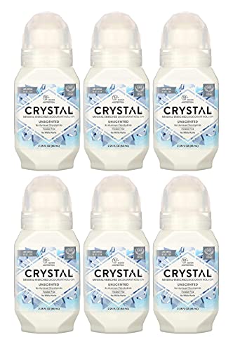 Crystal Body Roll-On Deodorant Unscented 2.25 oz (Pack of 6) – Crystal Essence