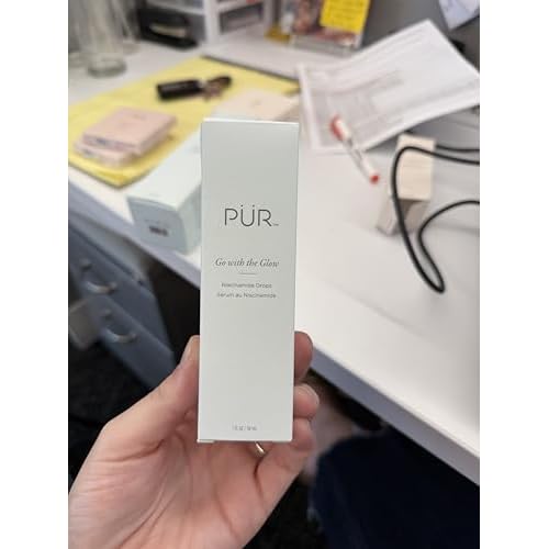 P?R Go with the Glow Niacinamide Drops, Improves Skin Hydration, Reduces Redness, Vitamin C, Cruelty, Paraben & Gluten Free, 1 oz.