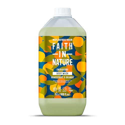 Faith In Nature Grapefruit and Orange Body Wash 5litre Bottle
