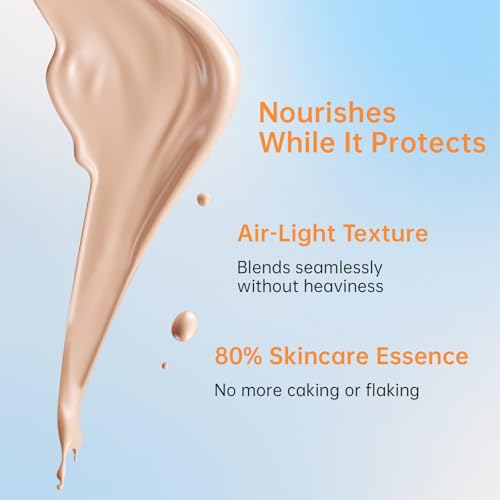 ONSART SPF 50 Tinted Mineral Sunscreen & Moisturizer for Face, Broad Spectrum UVA/UVB, Oil-Free & Sweat-Resistant, 1.7oz