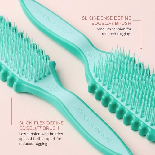 Bounce Curl Slick-Flex Define Edge Lift Brush - Gentle Detangling & Styling Tool
