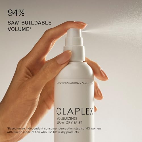 Olaplex Volumizing Blow Dry Mist: Weightless Volume, Body & Bounce | 450¨¬F/232¨¬C heat protection | For Coily, Curly, Straight, and Wavy, 150 mL / 5.0 Fl Oz