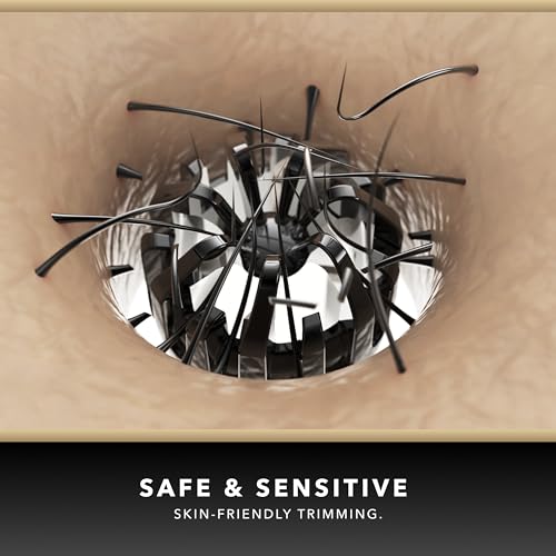 Blade & Stone¢â NS502-DN Nose & Ear Trimmer 2.0 | Graphene-X¢â Blade | High-Velocity Low-Noise Motor | Patented Rotary Blade Design | Skin-Friendly, Tug-Free Performance, Detachable Head - Dark Night