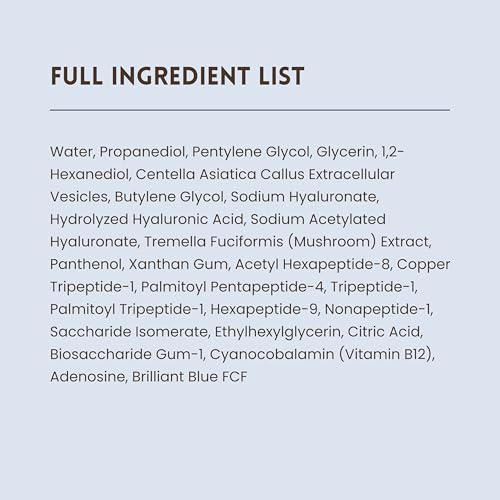Cicaultra Moisture Ampoule ? Korean Peptide & Hyaluronic Acid Face Serum for Sensitive Skin ? Deep Hydration, Barrier Repair & Glass Glow Firmness ? 1.2 fl oz (35 mL)