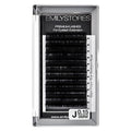 Lash Extensions 0.15mm Thickness J Curl 9mm Length Individual Volume Natural Eyelashes For Eyelash Extensions(0.15,J,9mm)