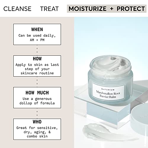 Hydrating Face Balm with Marshmallow Root & Skin Barrier Support - 1.7 oz