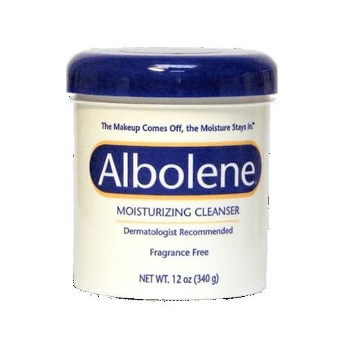 Albolene Moisturizing Facial Cleanser - 12 Ounce, Makeup & Dirt Dissolving