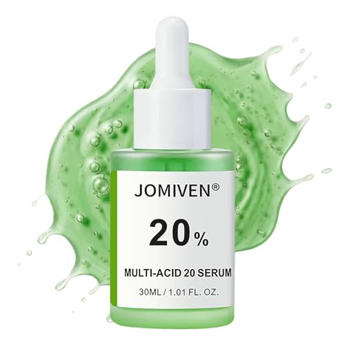 Multi-Acid 20% Serum-10% Azelaic Acid & 3% Tranexamic Acid - 5% Zinc PCA & 2% Salicylic Acid - 20% Active Formula for Blemish Care, Visible Post-Acne Marks & Texture Refining