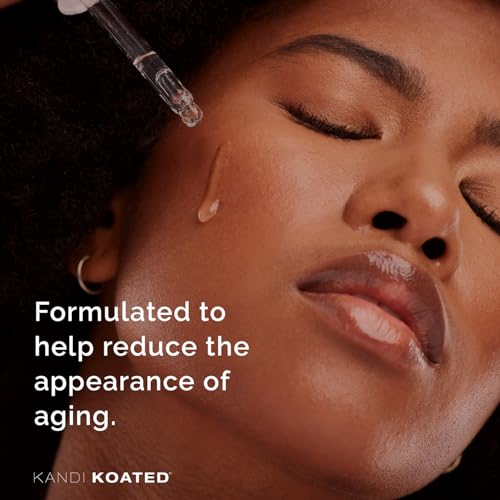 Kandi Koated Age-Renewal Sea Moss Serum by Kandi Burruss ? Hydrating Face Serum with Aloe, Hyaluronic Acid & Antioxidants ? Vegan, Firming Skincare for Glowing Skin, 1 fl oz