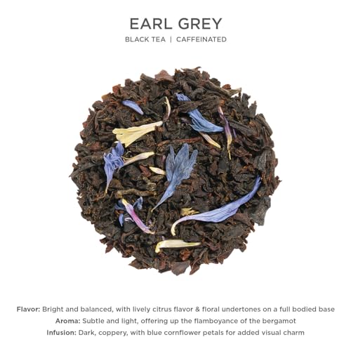 Earl Grey Black Tea Pyramid Infuser Set - 40 Count | Tea Forte