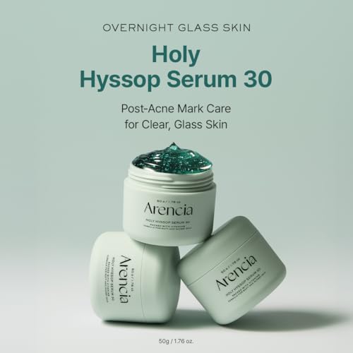 ARENCIA Hyssop Overnight Face Mask Serum 1.76 Fl Oz Pack of 2 – Hydrating Anti-Aging Korean Glass Skin