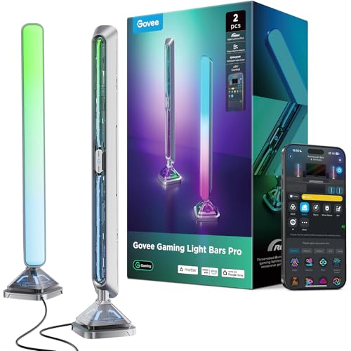 Govee 16-Inch RGBIC Smart Gaming Light Bar Pro with Wi-Fi & Music Sync