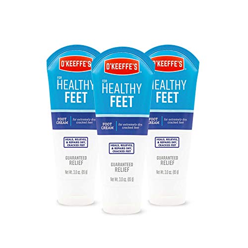O'Keeffe's K0280004-3 Healthy Feet Foot Cream Tube (3 Pack), 3 oz