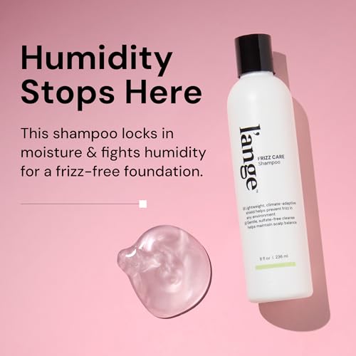 Frizz Control Smoothing Shampoo for Dry Damaged Hair - Sulfate Free 8 Fl Oz