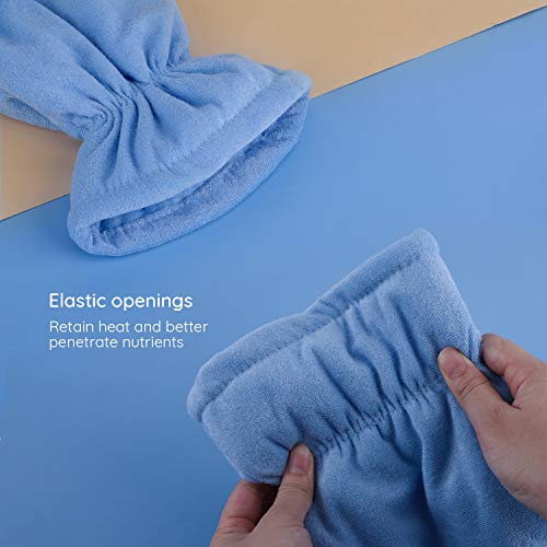 Elastic Paraffin Wax Booties & Gloves for Hand & Foot Spa Therapy - Large