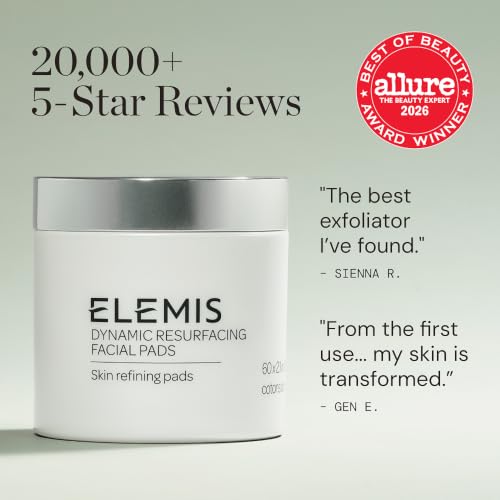 Elemis Dynamic Resurfacing Facial Pads 60 Count - Gentle Exfoliating Treatment