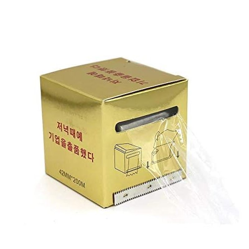 3 Rolls Tattoo Cover Disposable Eyebrow Tattoo Plastic Wrap Preservative Film for One-Way Eyebrow Lips Permanent Make Up Supplies Wrap Tape Transparent