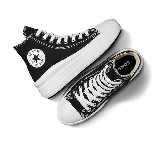 Converse Women's Chuck Taylor Move Platform High Top Sneakers - Black 6.5