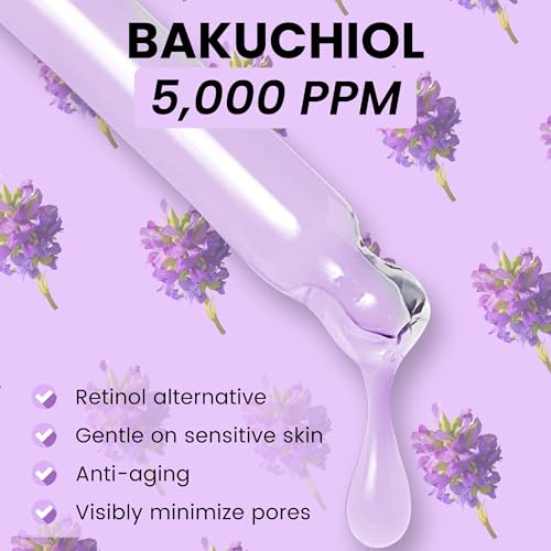 Bakuchiol Serum for Face - Natural Anti-Aging & Skin Brightening, 30ml